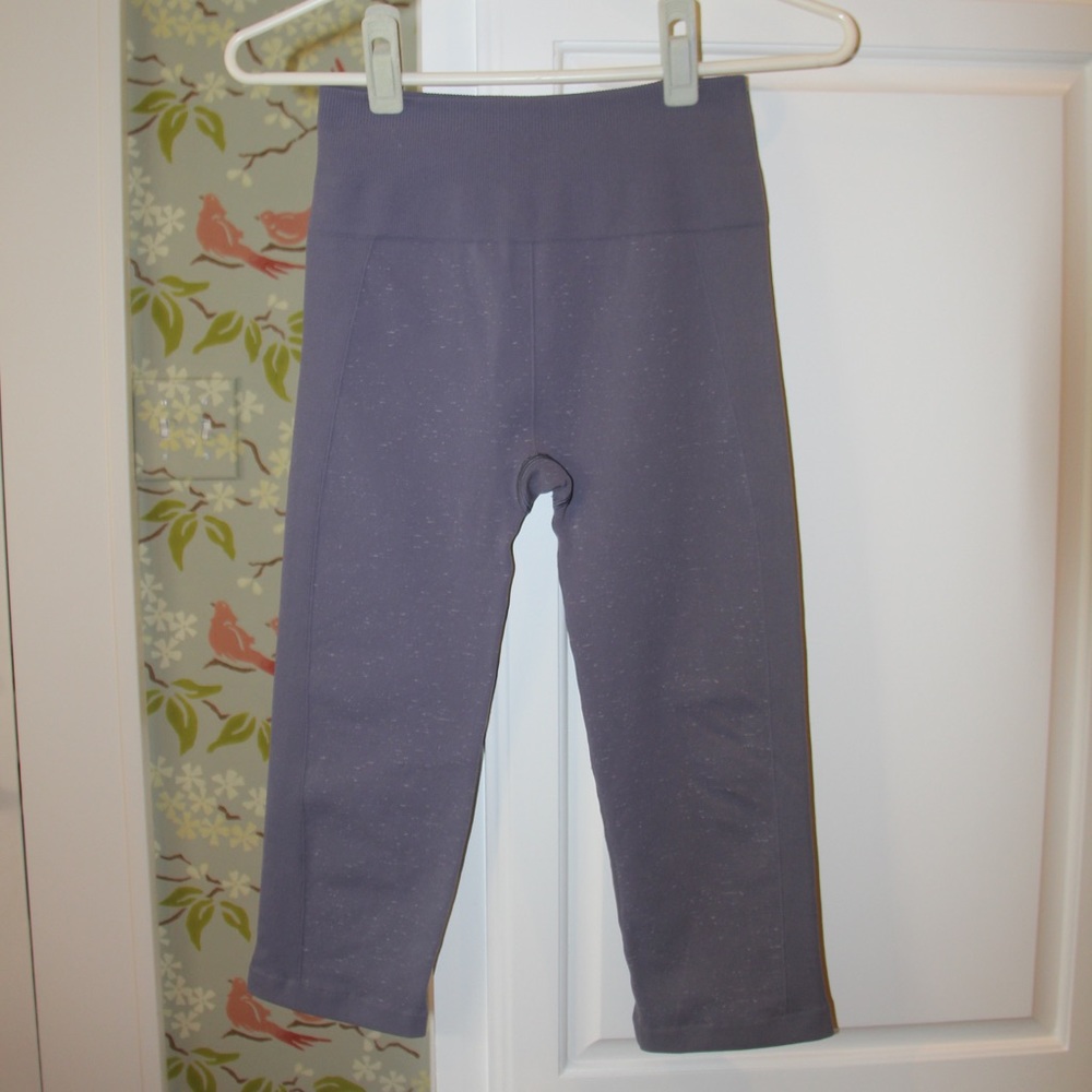 Lululemon Crop Leggings in Purple/Grey